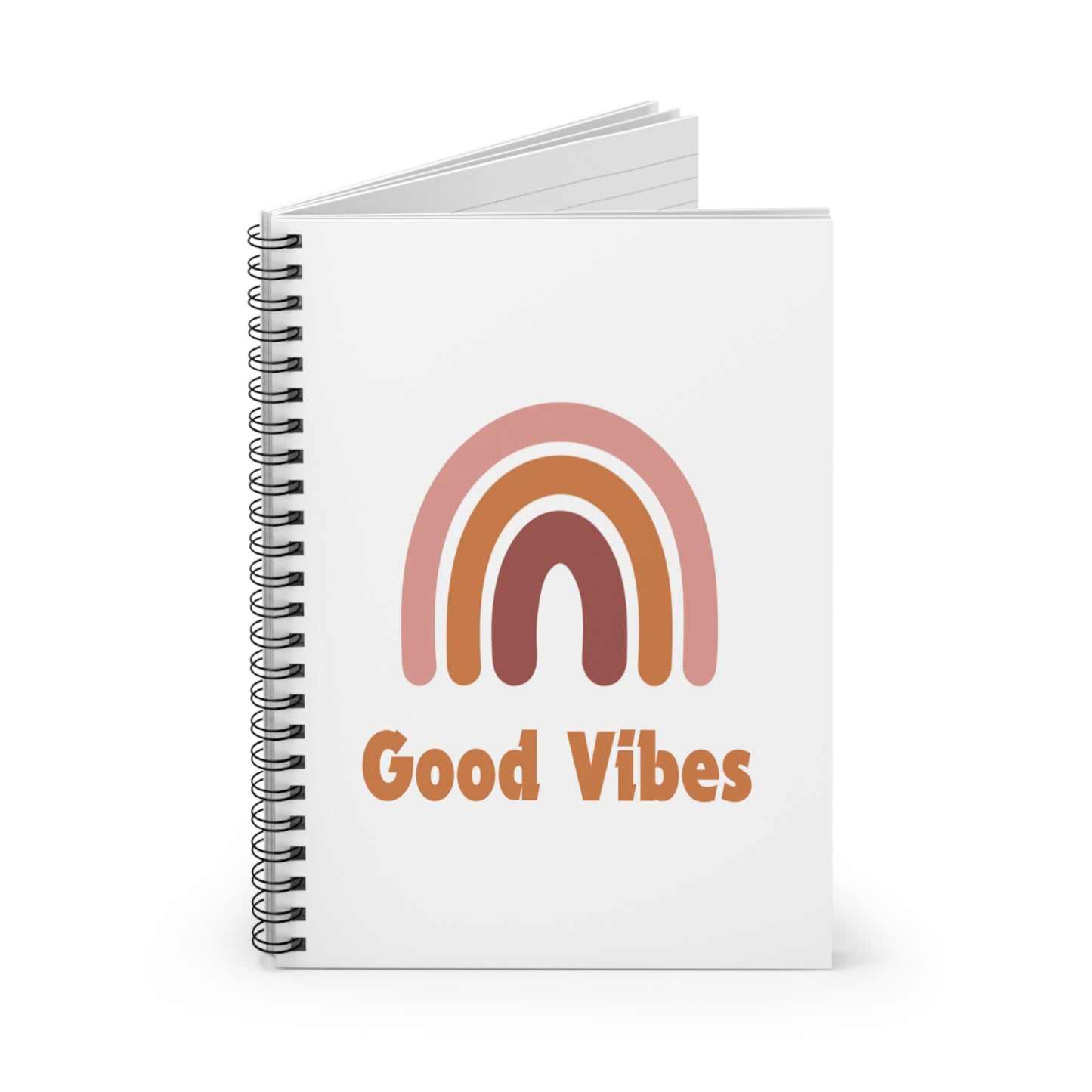 Spiral Notebook - Ruled Line - Good Vibes