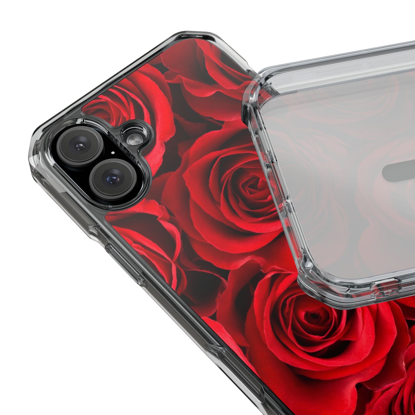 Roses Magnetic Clear Impact Cases
