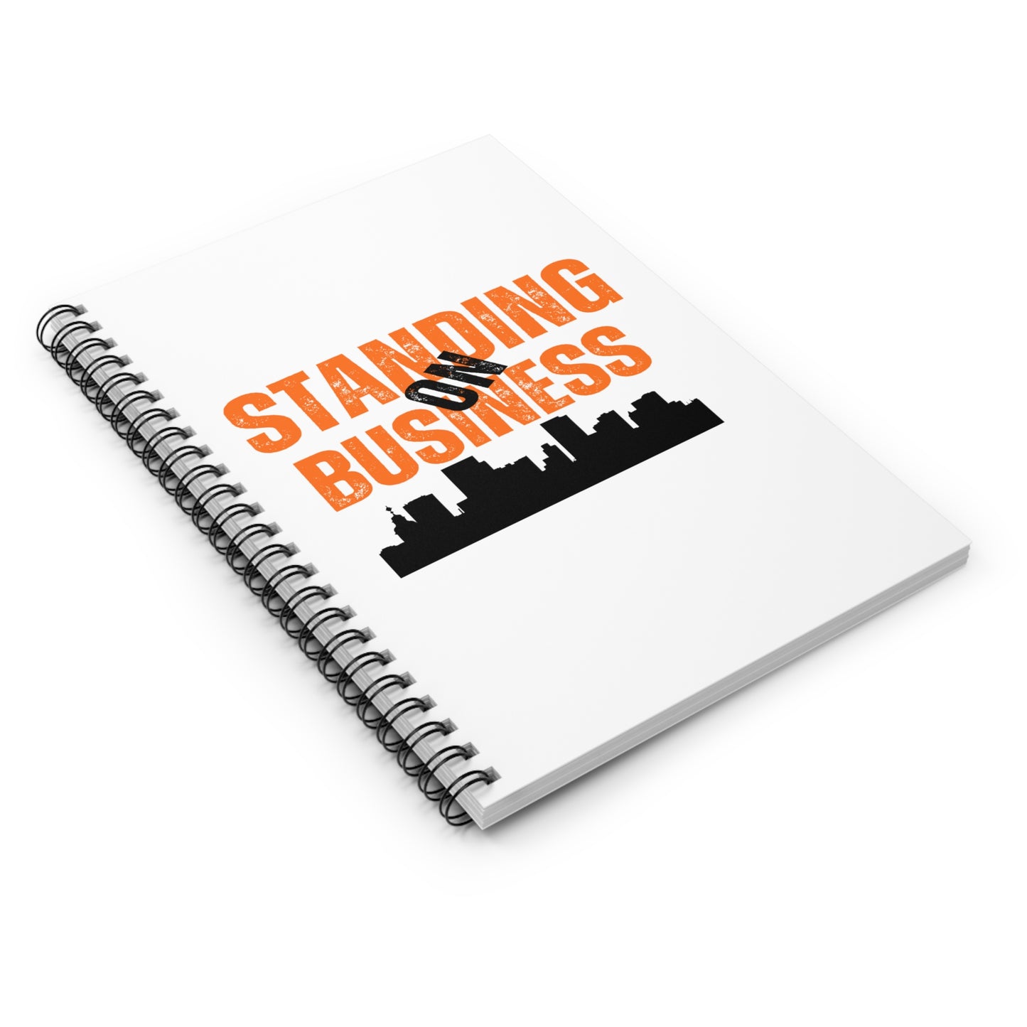 Spiral Notebook - Ruled Line - Standing On Business
