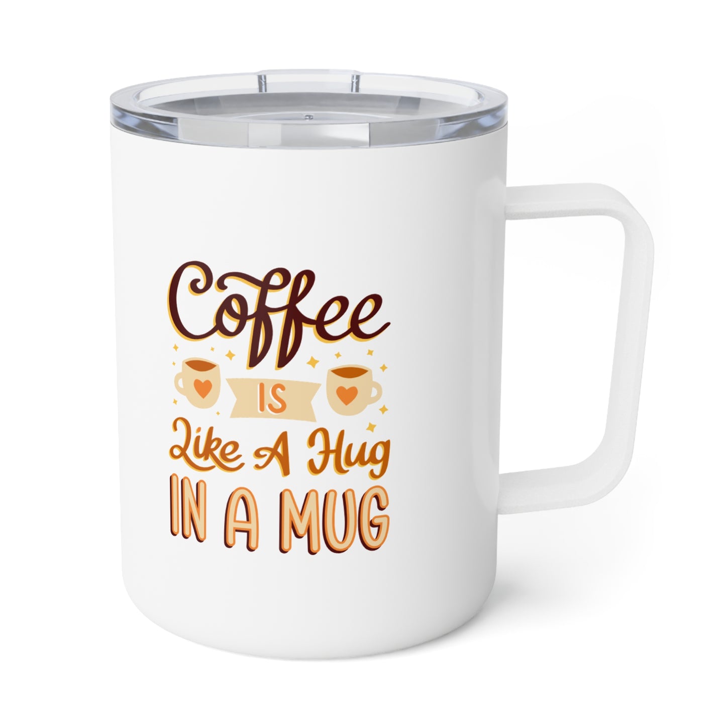 Warm and Cozy Insulated Coffee Mug, 10oz