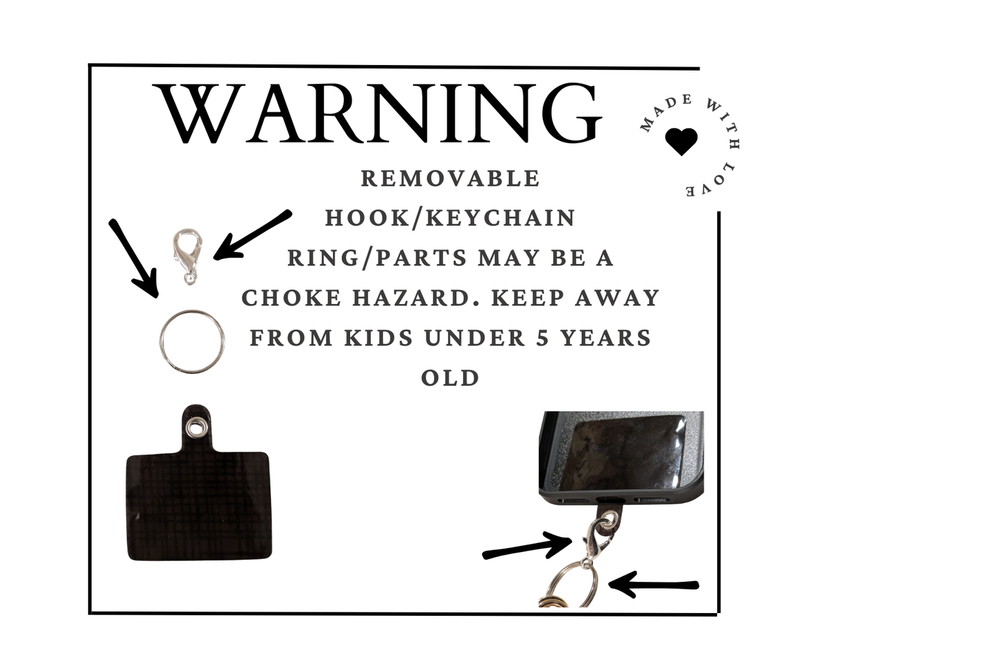 Mobile Phone Lanyard Crossbody - Straps