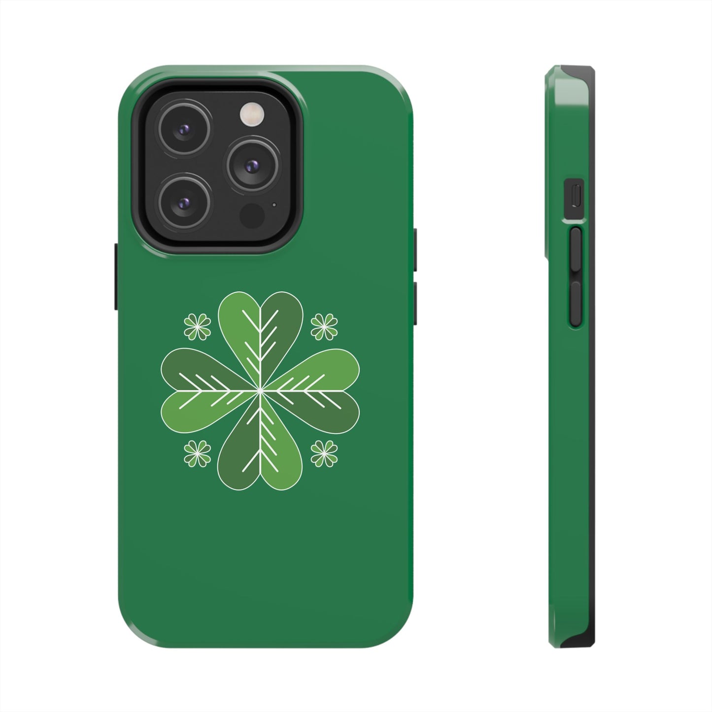 Tough Phone Cases - Green Graphics