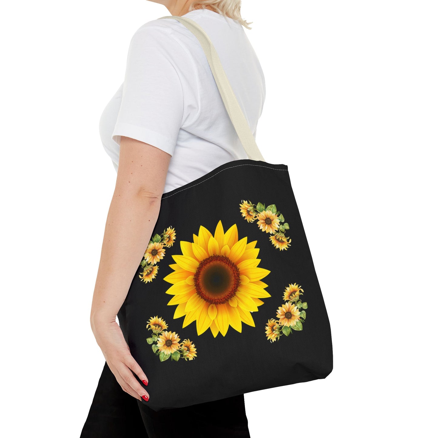 Tote Bag (AOP) - Sunflower Sunshine - 16 x 16