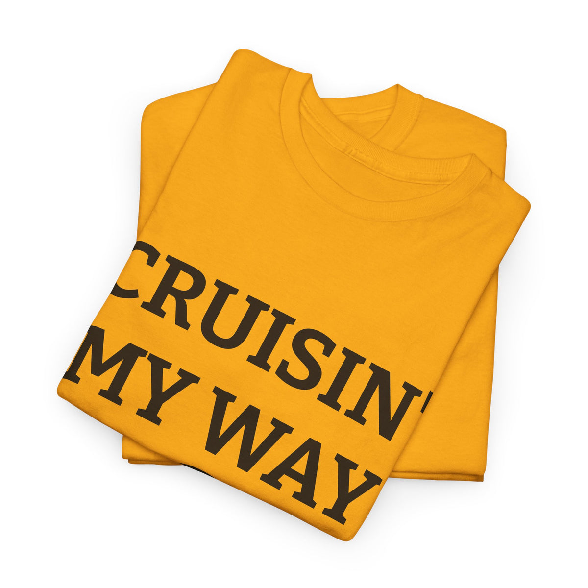 Unisex Heavy Cotton Tee - Cruisin My Way into 60