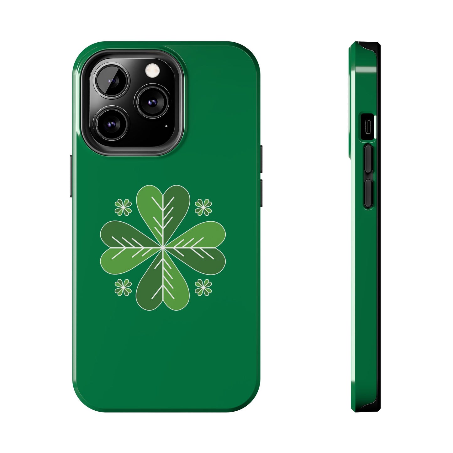 Tough Phone Cases - Green Graphics