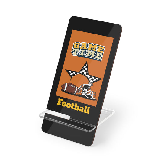 Portable Smartphone Stand - Game Day Decor, Mobile Holder, Office Accessory, Football Fan Gear, Gift for Sports Lovers