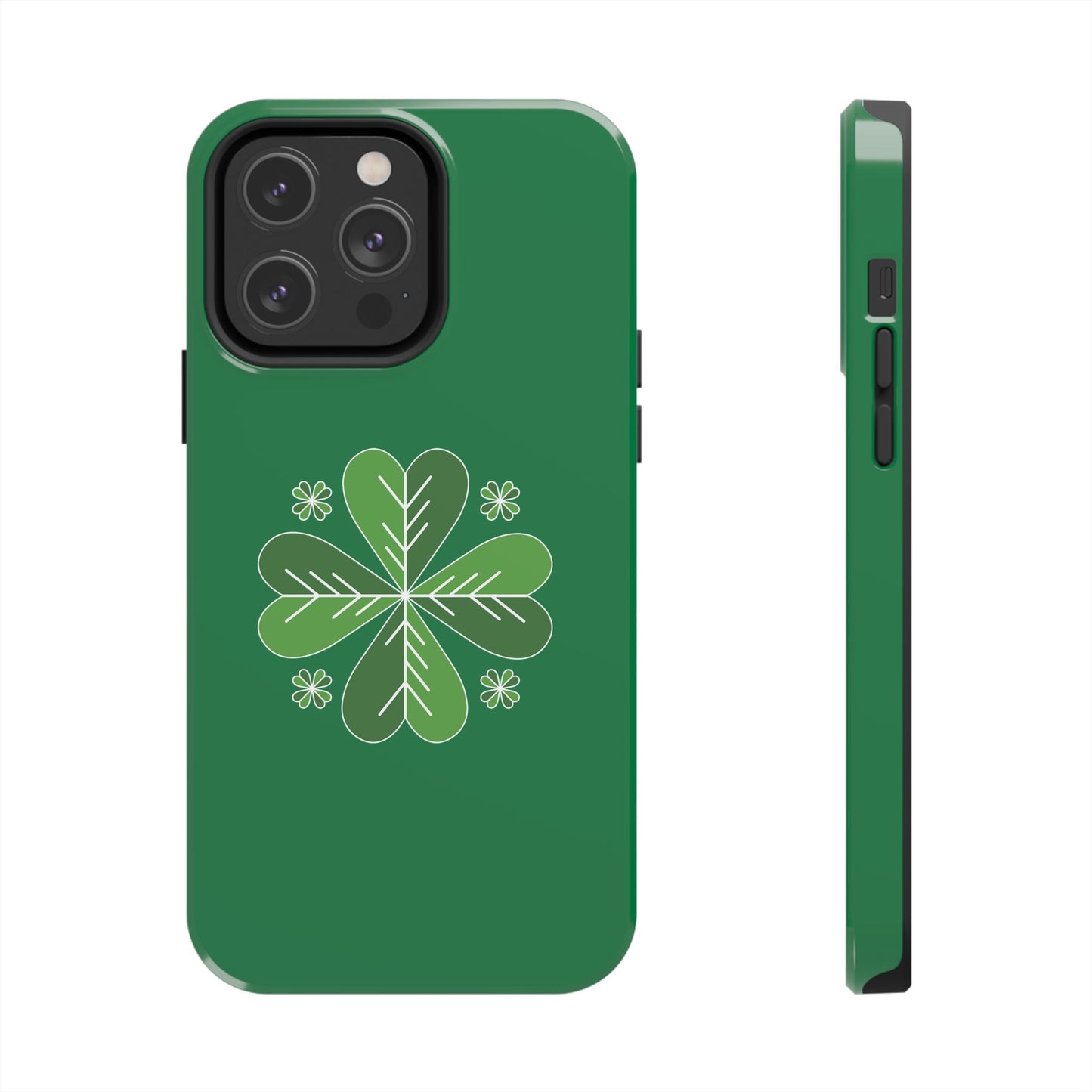 Tough Phone Cases - Green Graphics