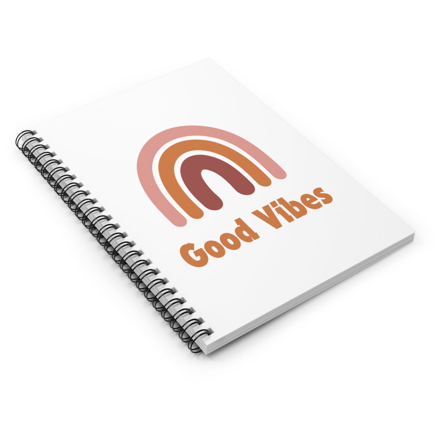 Spiral Notebook - Ruled Line - Good Vibes
