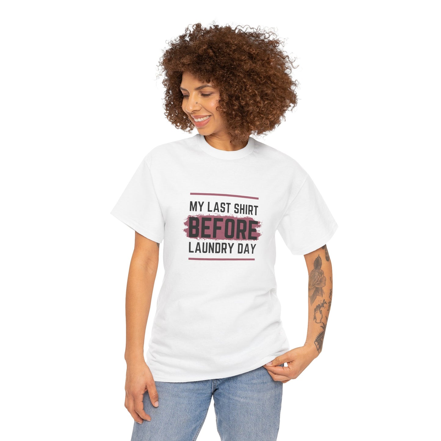 Laundry Day Humor Tee, Funny Shirt, Gift for Laundry Lovers, Unisex Cotton Tee, Casual Wear, Quirky Gift Idea