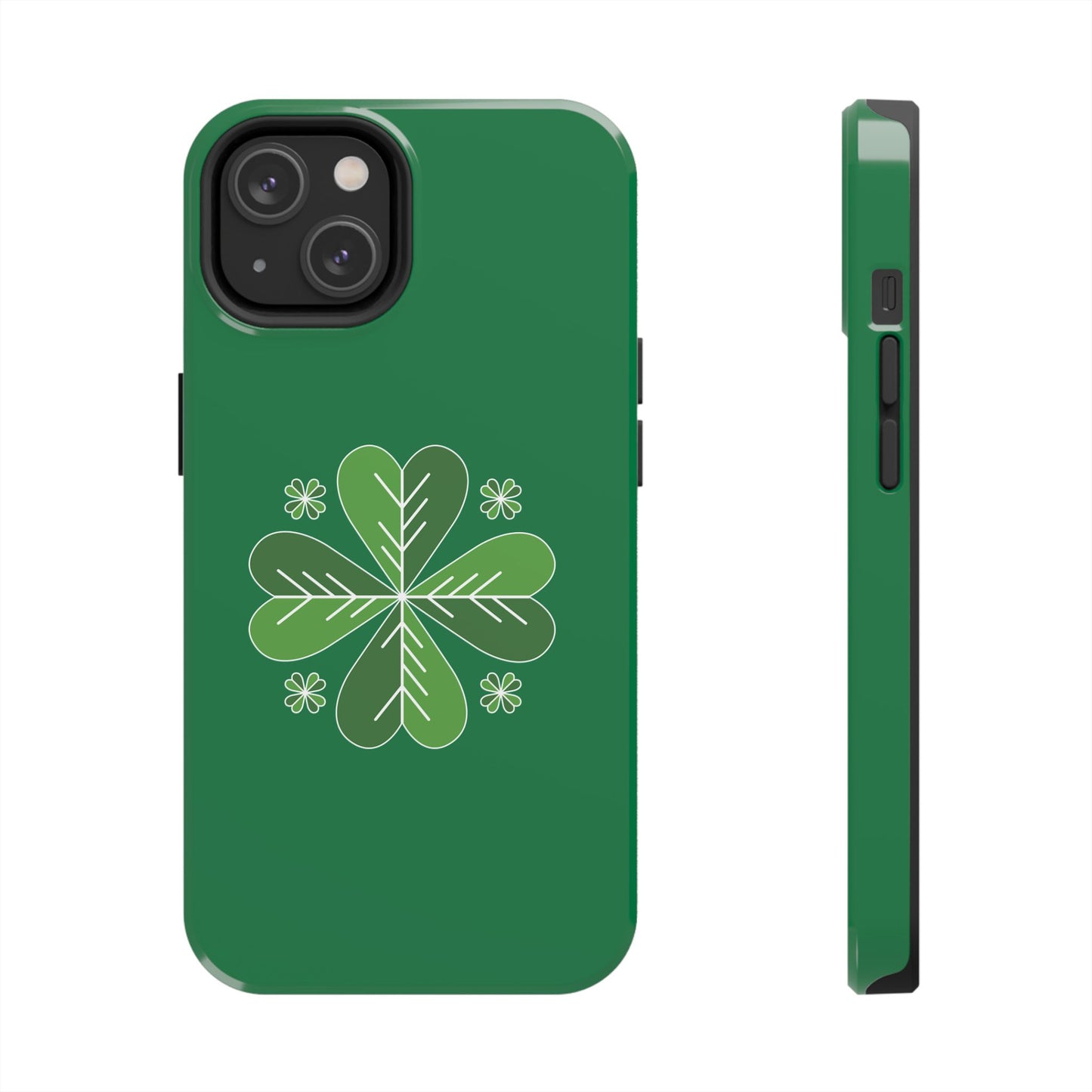 Tough Phone Cases - Green Graphics