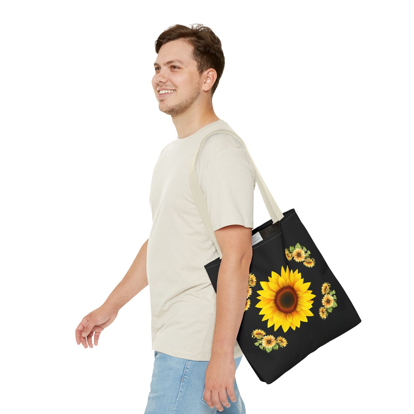 Tote Bag (AOP) - Sunflower Sunshine - 16 x 16