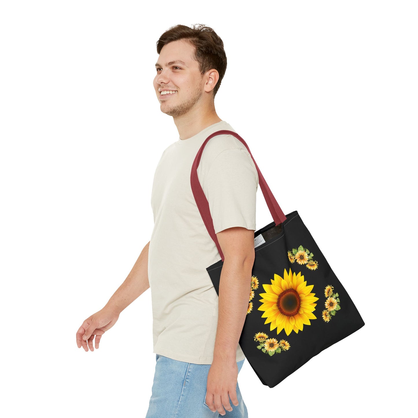 Tote Bag (AOP) - Sunflower Sunshine - 16 x 16