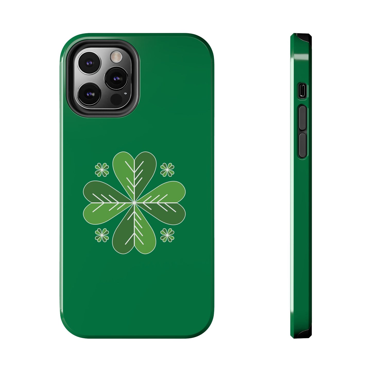 Tough Phone Cases - Green Graphics