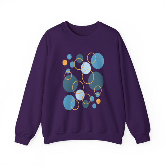 Unisex Heavy Blend™ Crewneck Sweatshirt  - Abstract Circles