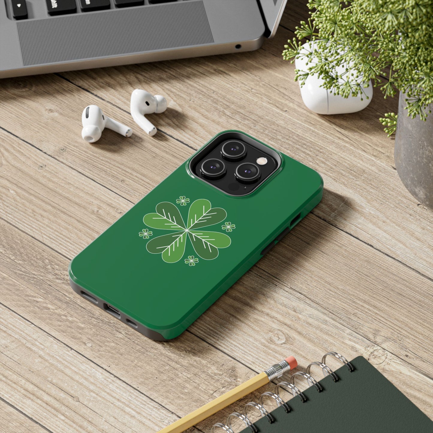 Tough Phone Cases - Green Graphics