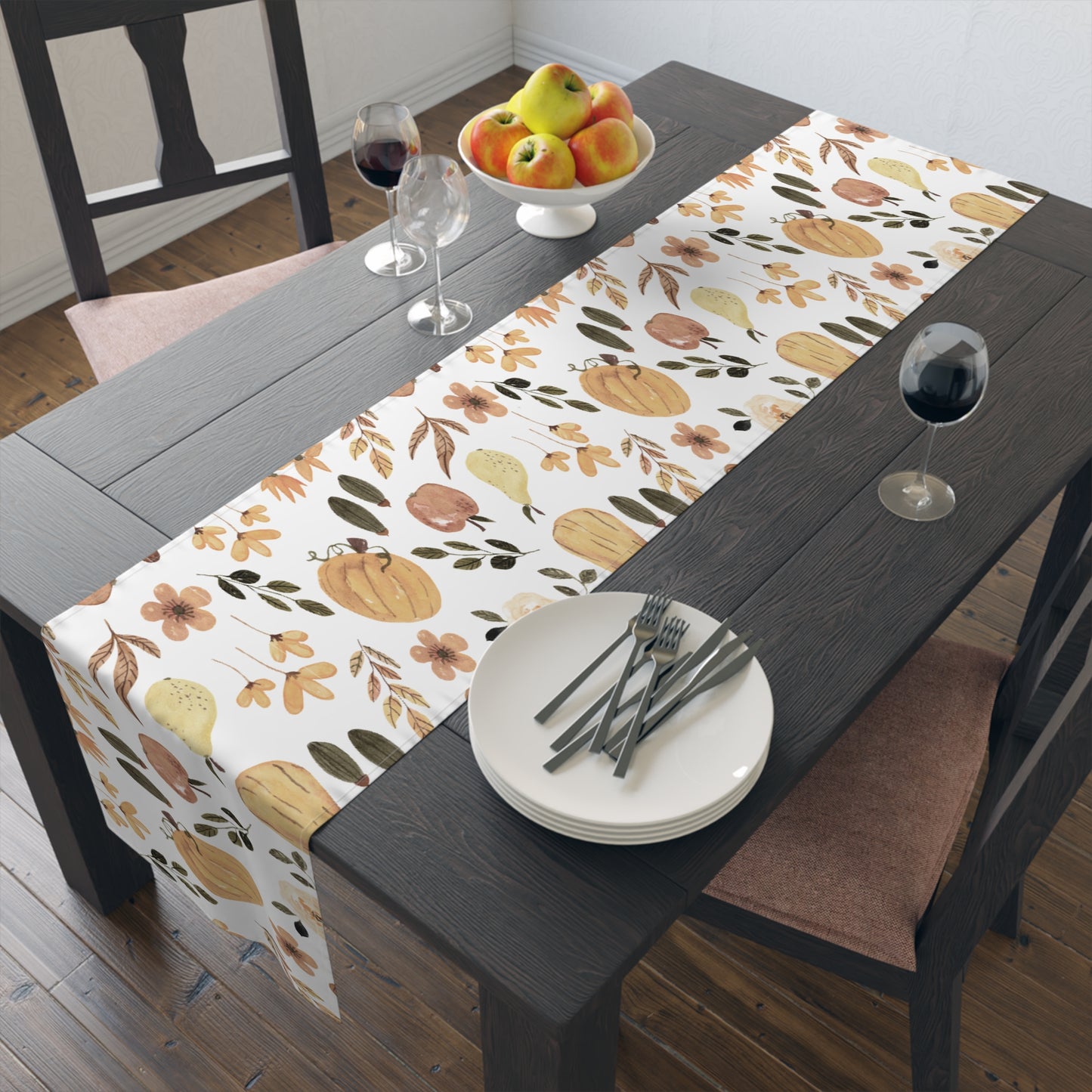 Table Runner (Cotton, Poly) - Autumn Harvest