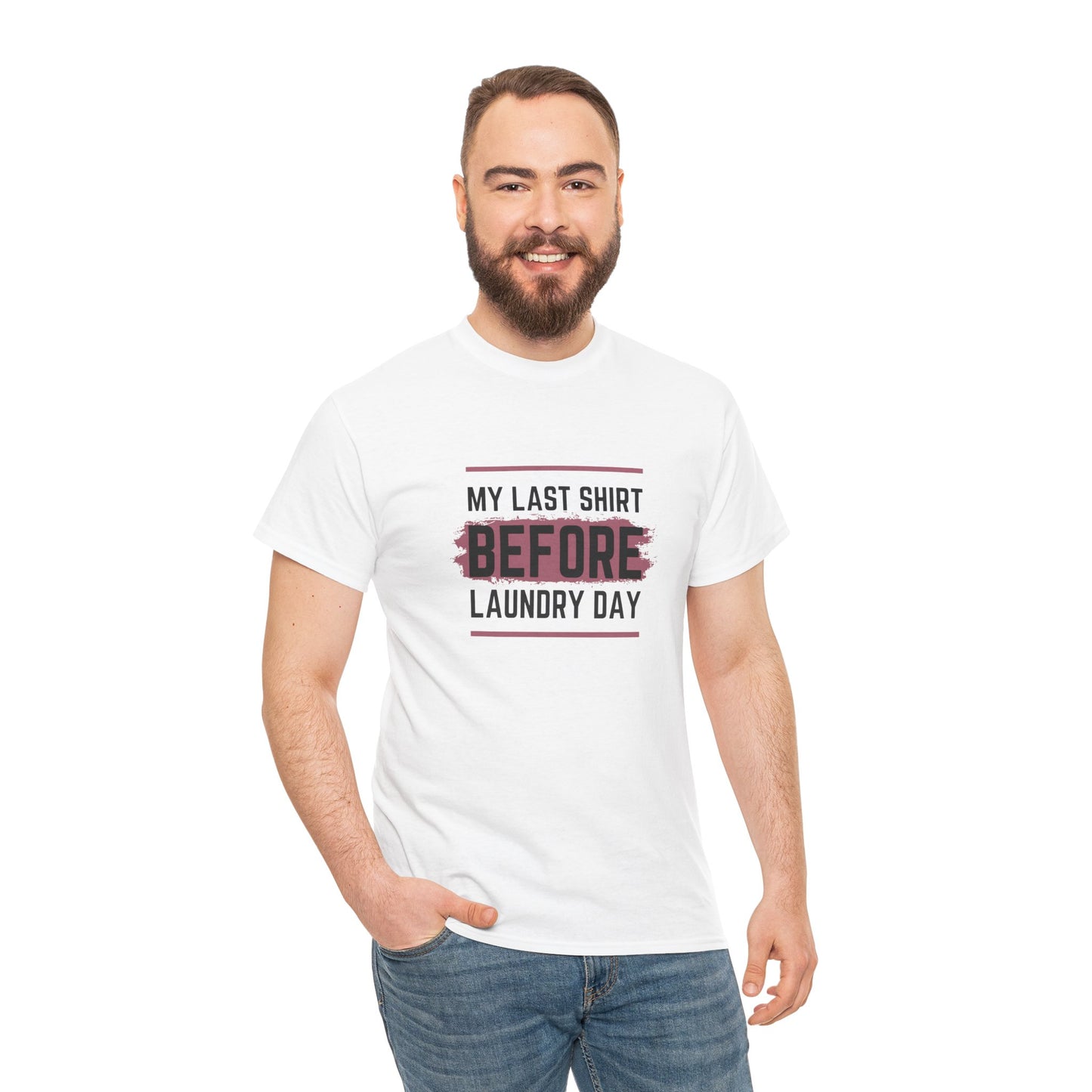 Laundry Day Humor Tee, Funny Shirt, Gift for Laundry Lovers, Unisex Cotton Tee, Casual Wear, Quirky Gift Idea