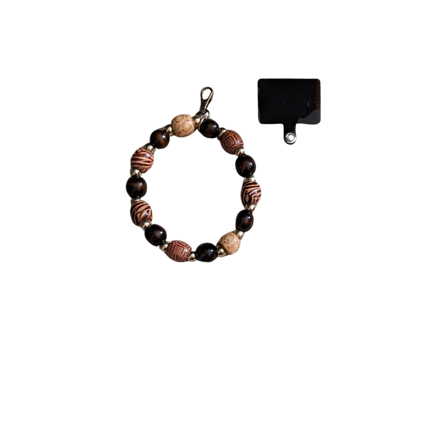 XL Beaded Bangle Phone Wristlet
