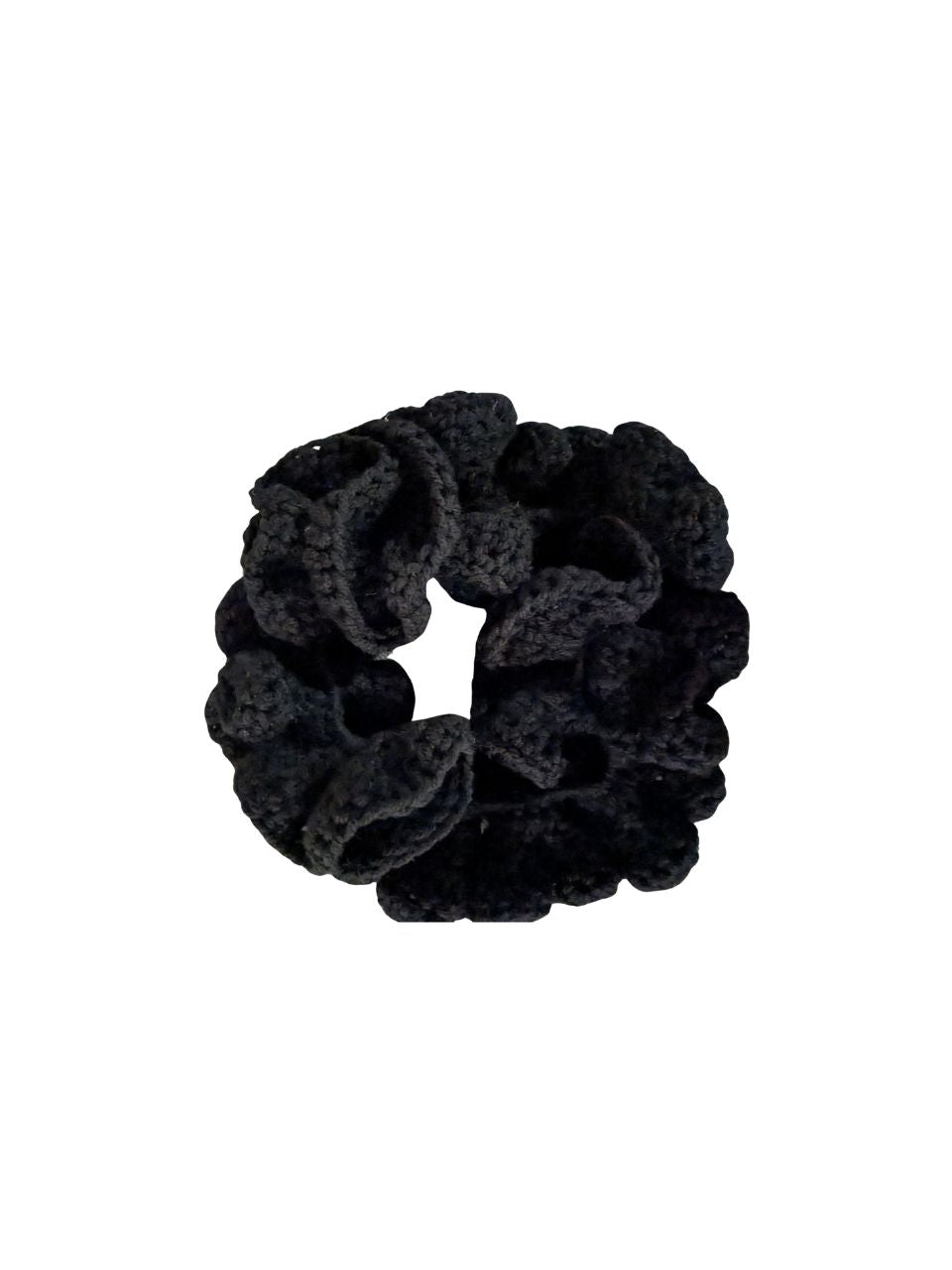 Crochet Headband with Ruffles