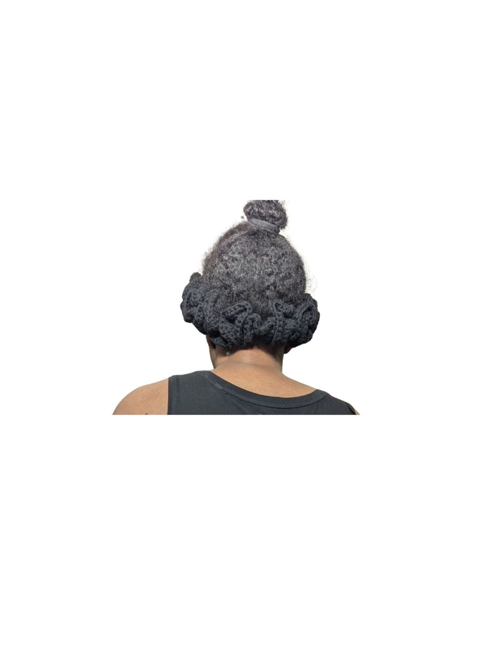 Crochet Headband with Ruffles