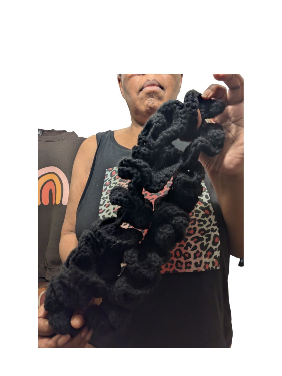 Crochet Headband with Ruffles