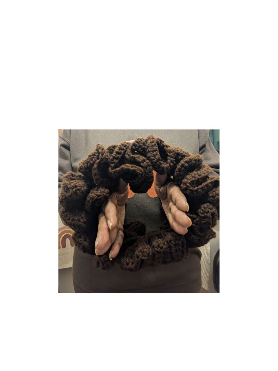 Crochet Headband with Ruffles