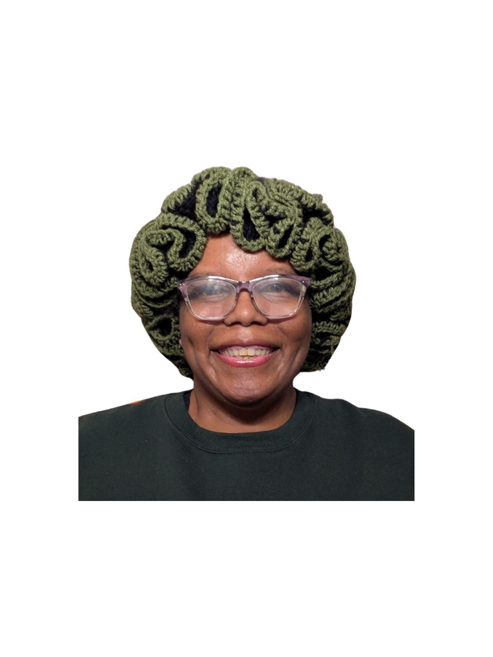 Crochet Granny Square Bucket Hat with Ruffles
