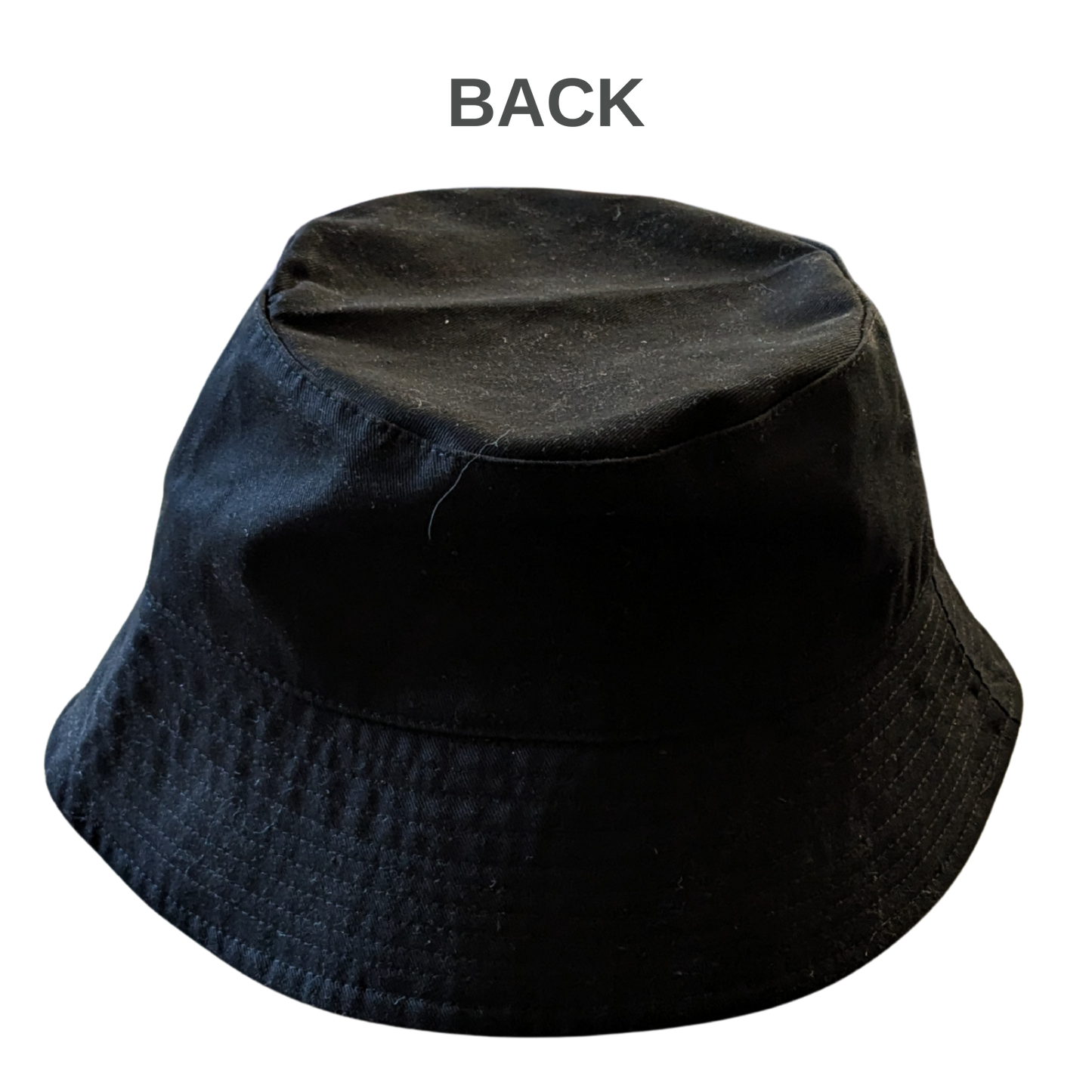 Cotton Bucket Hat - Black with Embroidered Patch - Do It For The Culture - Black History