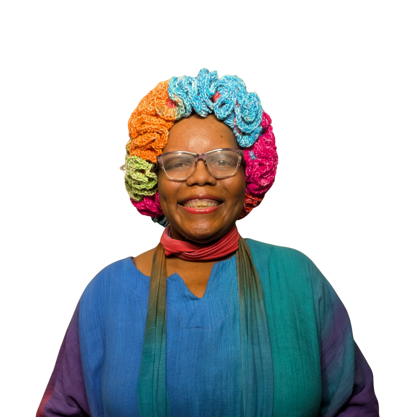 Crochet Headband with Regular Sized Ruffles