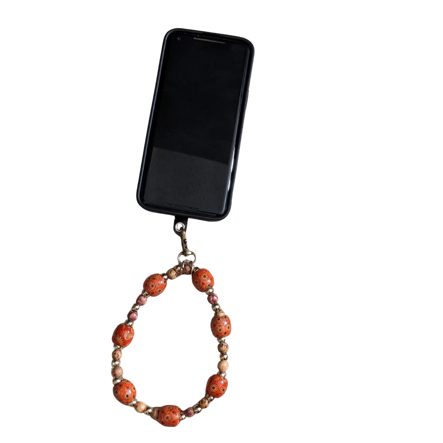 XL Beaded Bangle Phone Wristlet