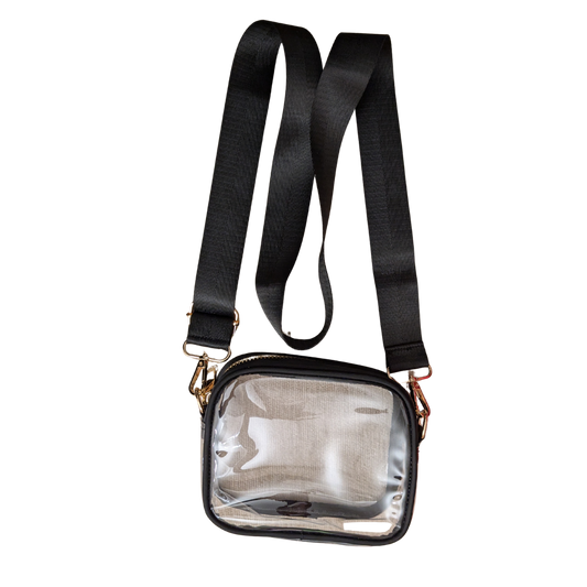 Stadium Tote with Lanyard Strap