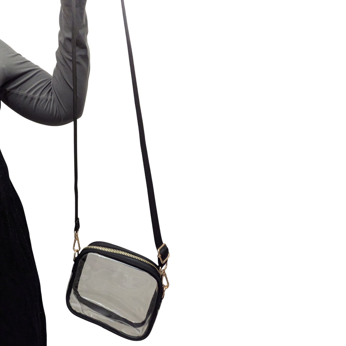 Stadium Tote with Lanyard Strap