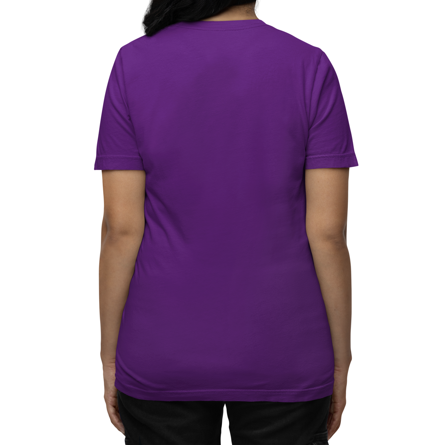 Short Sleeve Heavy Cotton T - Shirt with Chenille Patch - Mardi Gras DIVA